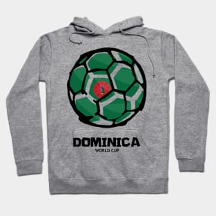 Dominica Football Country Flag Hoodie